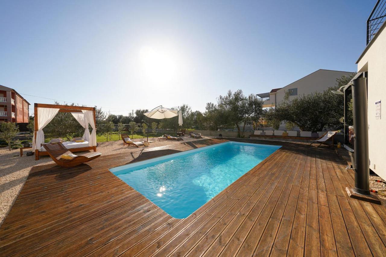 Villa Suncica With Heated Pool, Jacuzzi And Bikes Near Zadar Sukošan エクステリア 写真